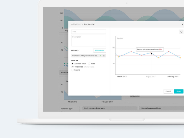 Nexthink Portal V6 interface